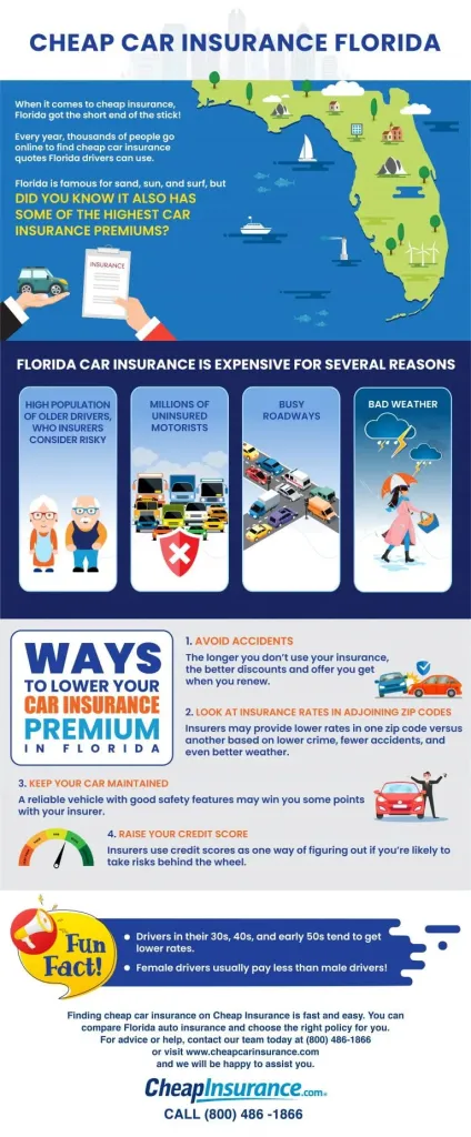 Cheapest Car Insurance in Florida 2024 | CheapInsurance.com