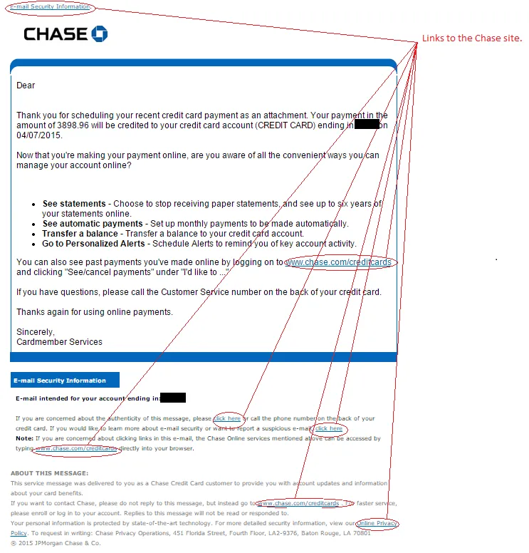 Phishing campaign targets Chase customers – MailShark | Campaign, Chase
