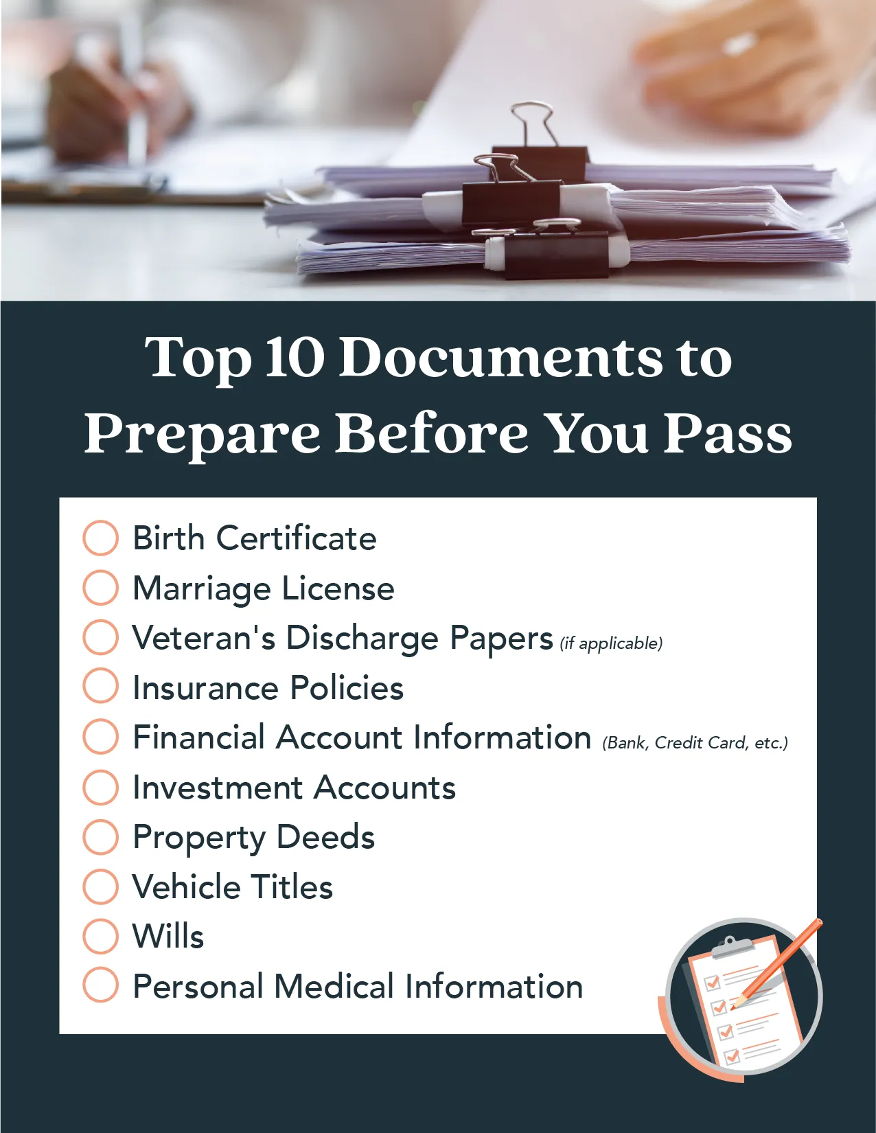 Top 10 Documents to Prepare Before You Pass