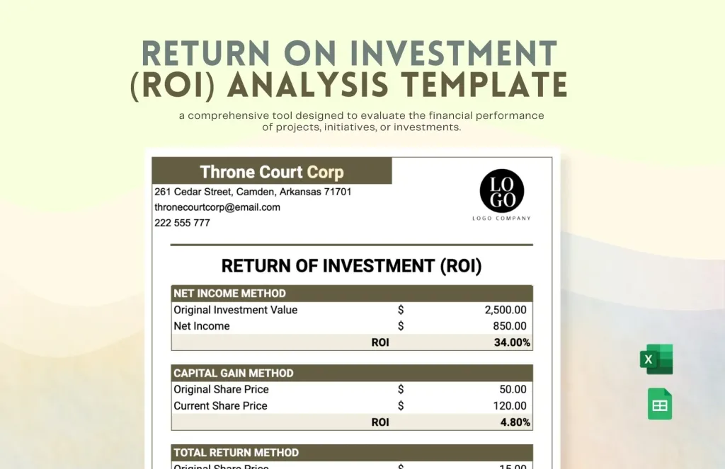 Cost Structure and Return on Investment