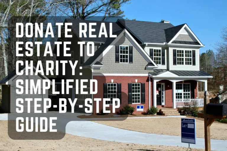donation of real estate to charity: Core Process Overview