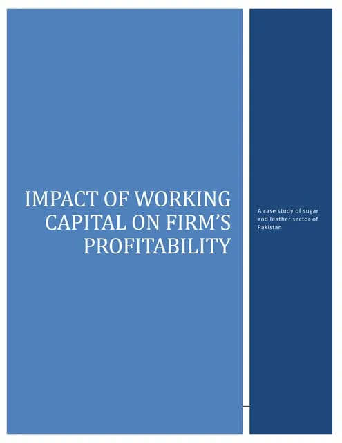 Impact on Firm Profitability and Client Relations