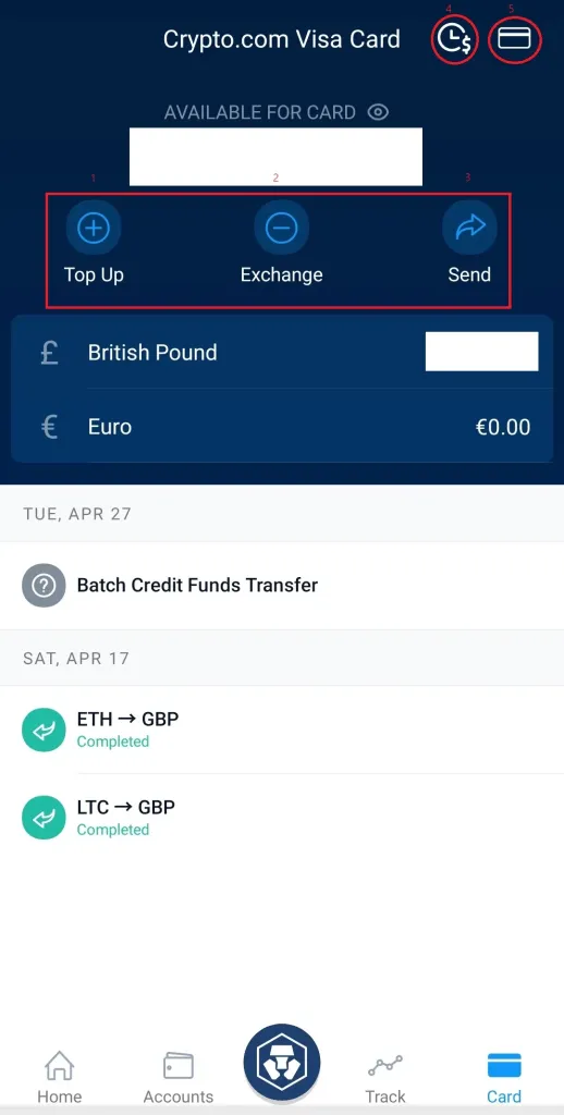Using Your Card on Crypto Com